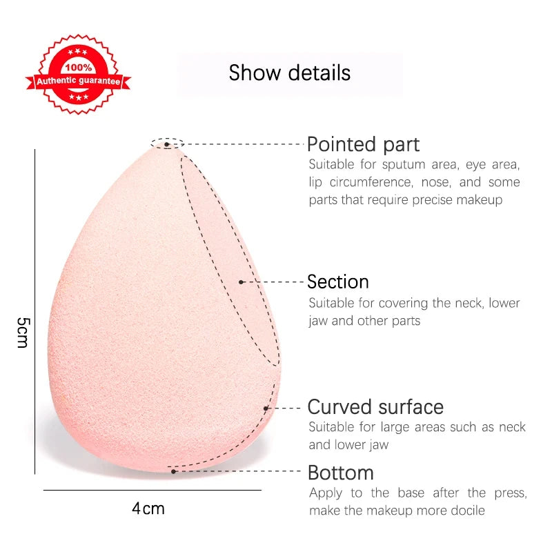 20/5/1pcs Makeup Sponge Concealer Smooth Cosmetic Powder Puff Make Up Blender Tool