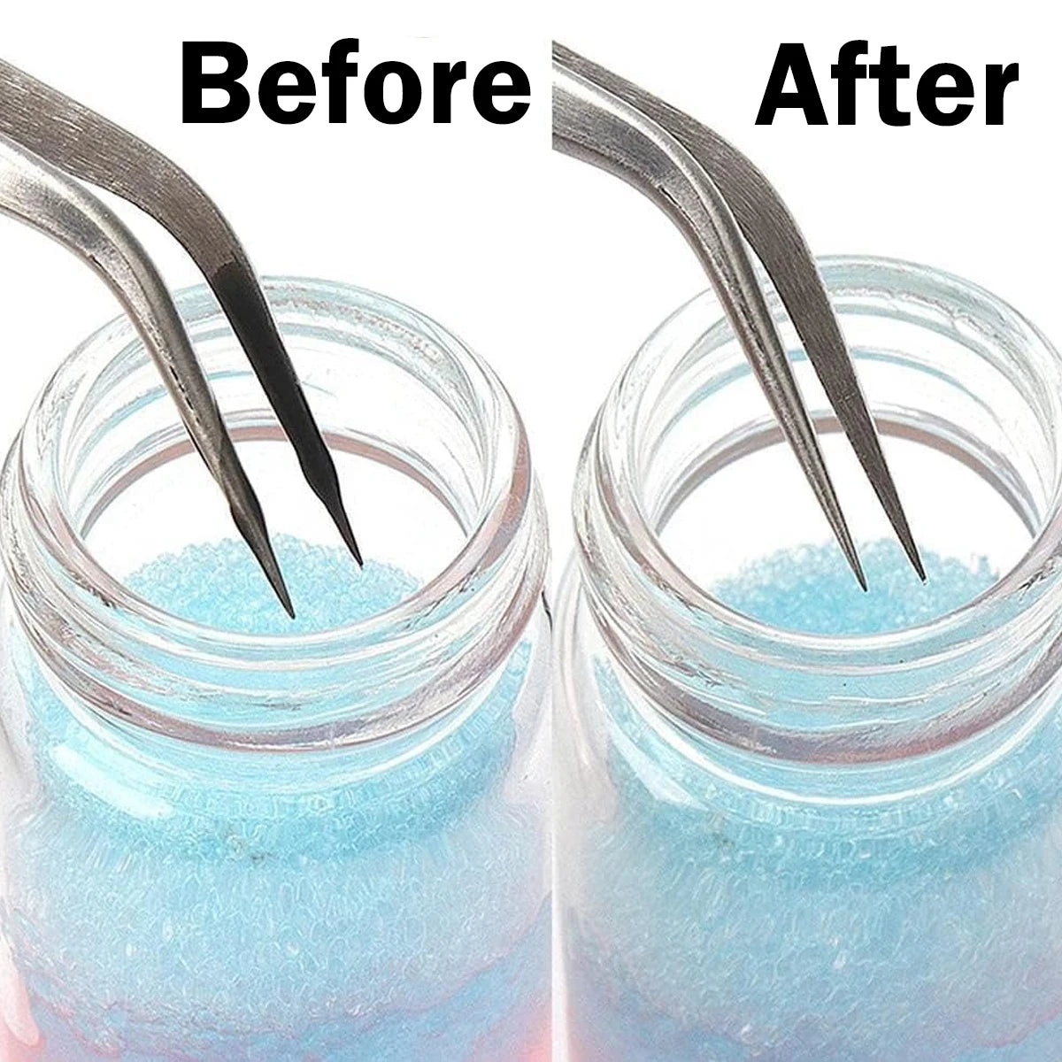 25ml Eyelashes Tweezers Cleaner Tools With Glue Remover Liquid And Sponge Ball Cleaning Glue