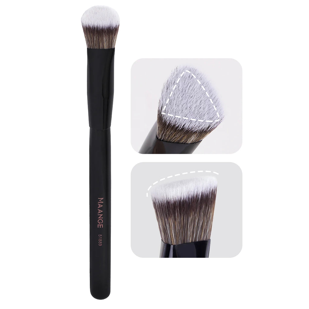 MAANGE Under Eye Concealer Makeup Brush Triangle Foundation Brush for Liquid Cream Blending Concealing