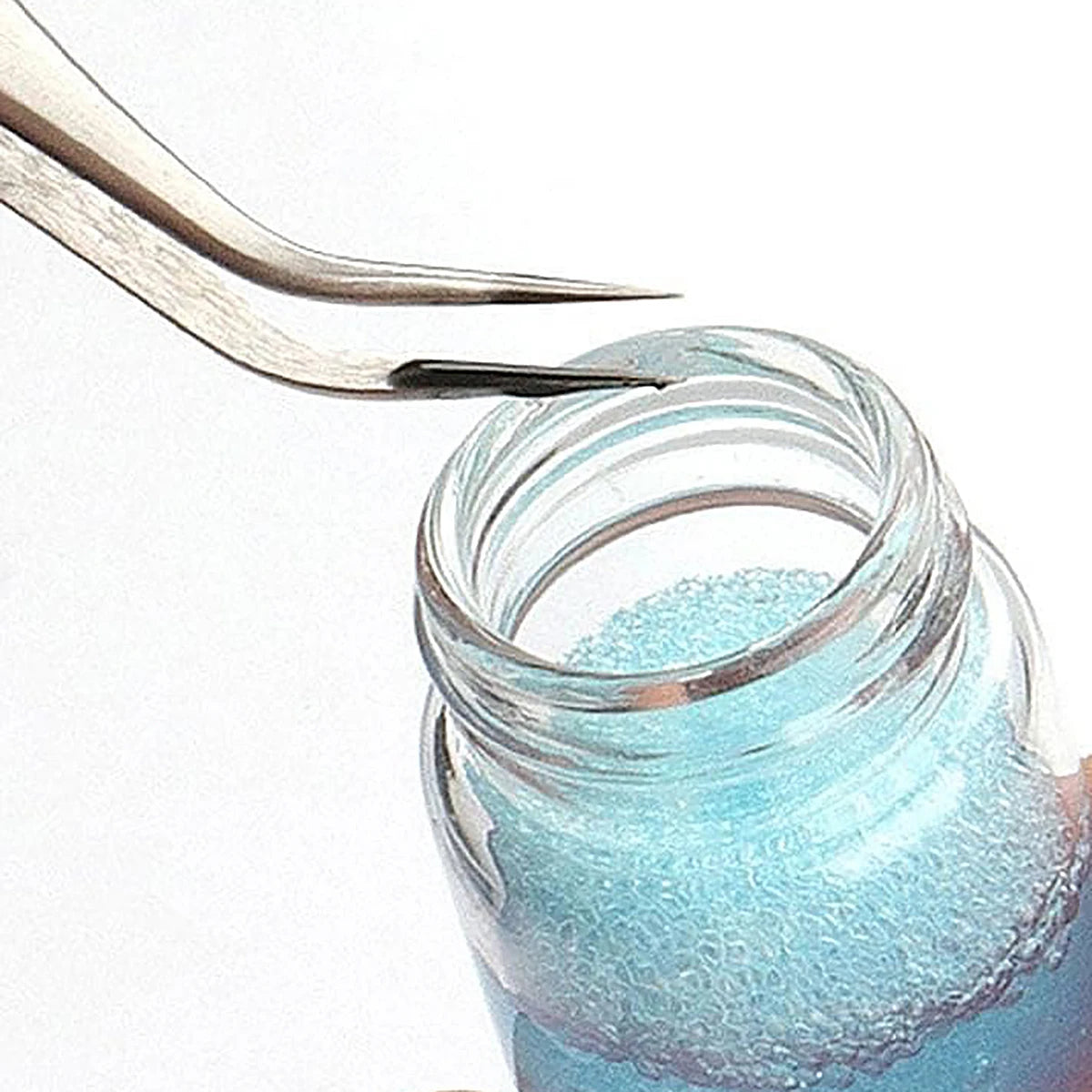 25ml Eyelashes Tweezers Cleaner Tools With Glue Remover Liquid And Sponge Ball Cleaning Glue
