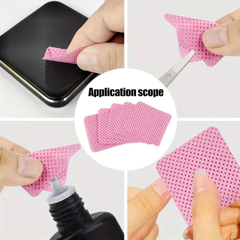 Super Absorbent Nail Wipes for Removing Gel Polish Eyelash Extensions