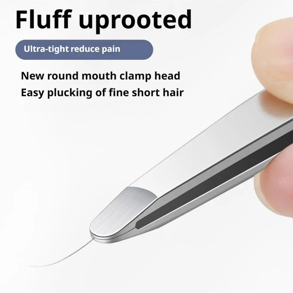 Stainless Steel Brow & Facial Hair Remover Eyebrow Tweezers