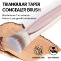 MAANGE Under Eye Concealer Makeup Brush Triangle Foundation Brush for Liquid Cream Blending Concealing