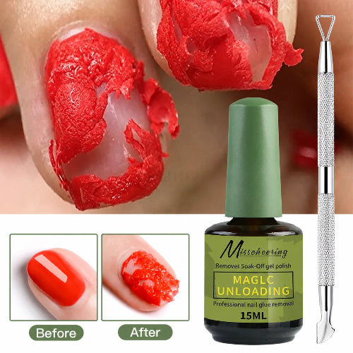 1/2pcs/Set Nail Magic Remover With Remover Tool